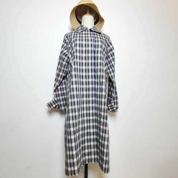 The Row Women’s Tavishina checked silk-blend coat Size US 4 - Picture 4 of 16